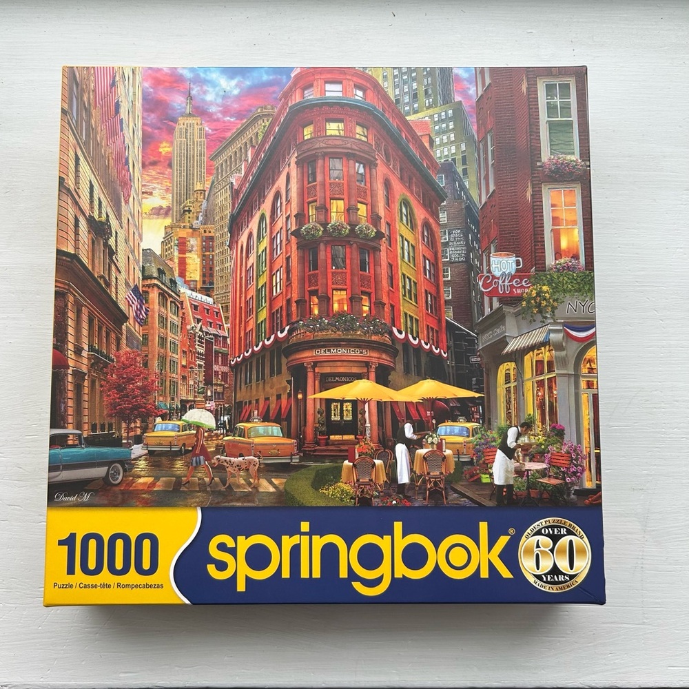 Springbok New York City Street 1000-Piece Puzzle - Vibrant Cityscape
